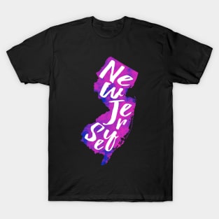 Purple New Jersey T-Shirt